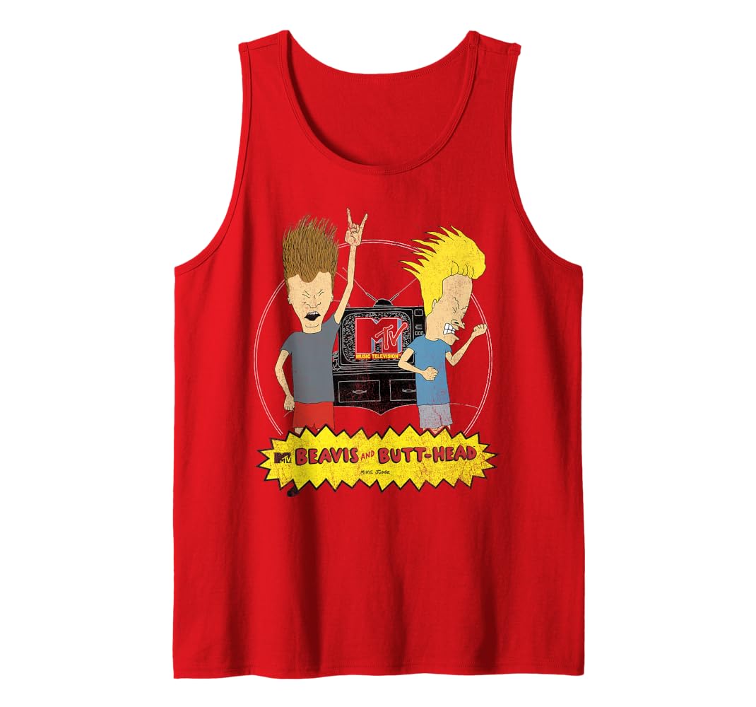Amazon.com: MTV Classic Beavis and Butt-Head Tank Top